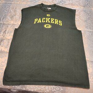 NFL Green Bay Packers sleeveless t-shirt, VG used condition, size XL
